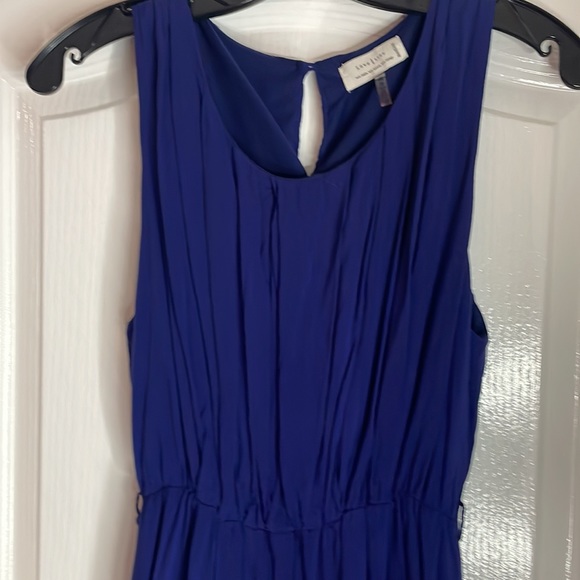 Love Tree Navy Blue Pleated Dress - Picture 2 of 6